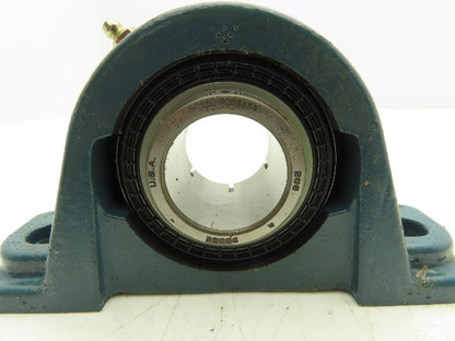 Dodge P2B-DLB-40M Pillow Block Bearing 40mm Bore Cast Iron Clamp Collar Lock