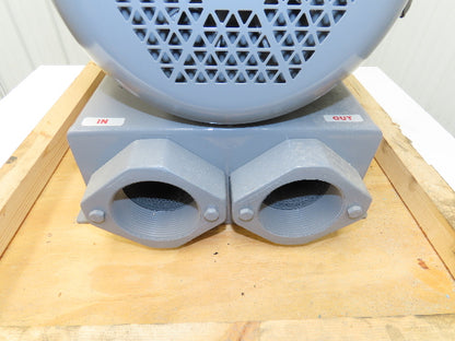 Spencer VB075B-000 Vortex Regenerative Blower 40cfm 1"npt .25Hp 3300rpm 230/460