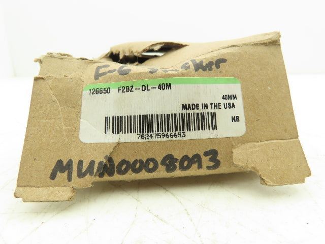 Dodge F2BZ-DL-40M Flange-Mount Ball Bearing 40mm Bore Clamp Collar Locking
