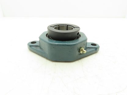Dodge F2BZ-DL-40M Flange-Mount Ball Bearing 40mm Bore Clamp Collar Locking