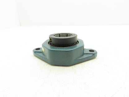 Dodge F2BZ-DL-40M Flange-Mount Ball Bearing 40mm Bore Clamp Collar Locking