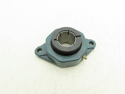Dodge F2BZ-DL-40M Flange-Mount Ball Bearing 40mm Bore Clamp Collar Locking