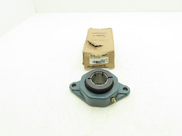 Dodge F2BZ-DL-40M Flange-Mount Ball Bearing 40mm Bore Clamp Collar Locking