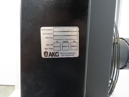 AKG Air Cooled Aftercooler Heat Exchanger Radiator 21x20" 1/2 Hp 230/460V 3Ph