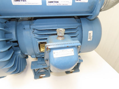Ametek EN14DX72MWL ROTRON Regenerative Blower 1050CFM 30Hp 3520RPM 230/460V 3Ph