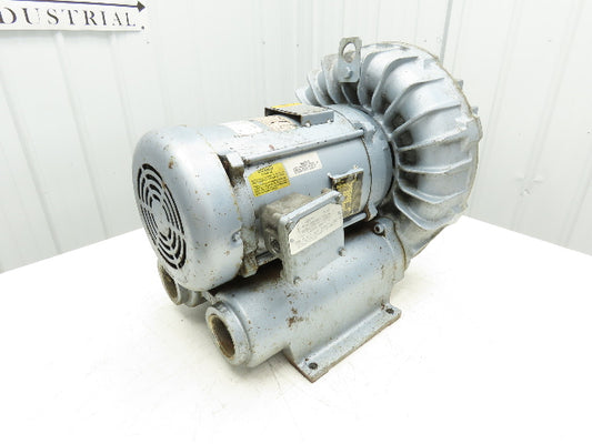 Gast R7100B Regenerative Blower 410CFM 10Hp 208-230/460V 3Ph 3450RPM