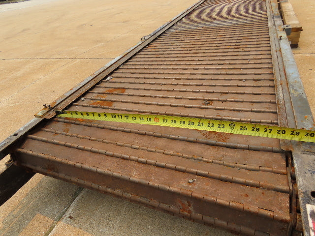 Mayfran Tsubaki CT20A 33"x 17' CNC Scrap Chip Conveyor Low Profile *No Drive*