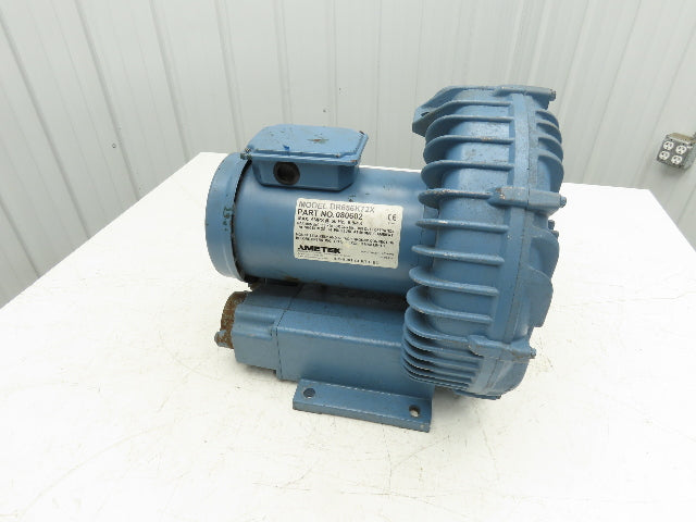 Ametek DR656K72X ROTRON Regenerative Blower 210CFM 3Hp 3450RPM 230/460V 3Ph