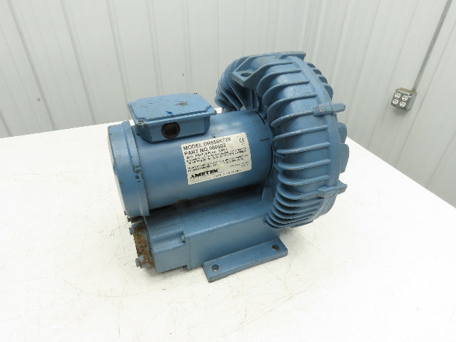 Ametek DR656K72X ROTRON Regenerative Blower 210CFM 3Hp 3450RPM 230/460V 3Ph