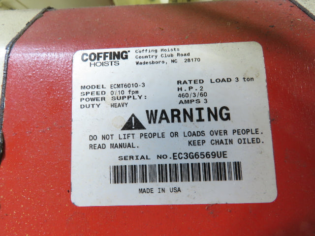 Brehob 3 Ton Top Running 4-Post Bridge Crane 2 Hoists 16' 10" Span 18' Run 12'H