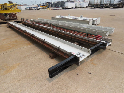 Brehob 3 Ton Top Running 4-Post Bridge Crane 2 Hoists 16' 10" Span 18' Run 12'H