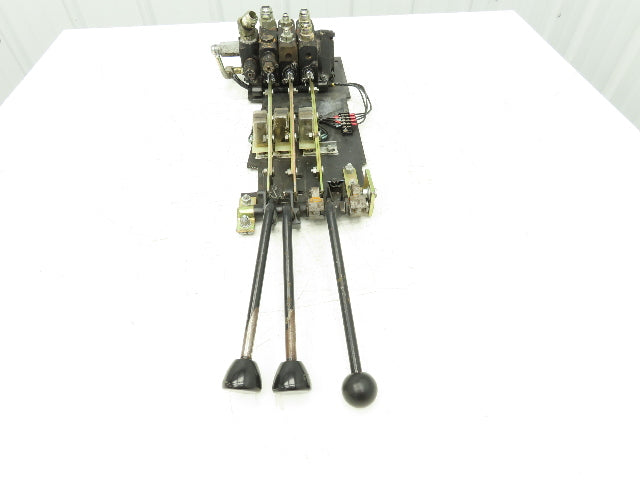 Yale Hydraulic 3-Spool 3 Lever Forklift Mast Control Valve Assembly Off ERC080
