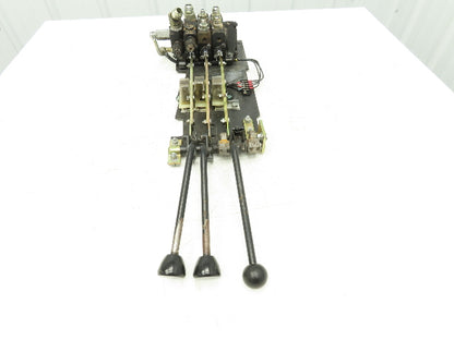 Yale Hydraulic 3-Spool 3 Lever Forklift Mast Control Valve Assembly Off ERC080