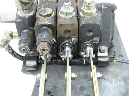 Yale Hydraulic 3-Spool 3 Lever Forklift Mast Control Valve Assembly Off ERC080