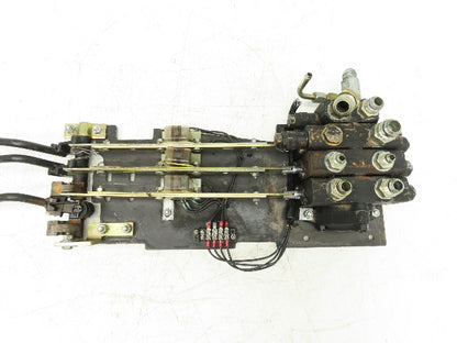 Yale Hydraulic 3-Spool 3 Lever Forklift Mast Control Valve Assembly Off ERC080