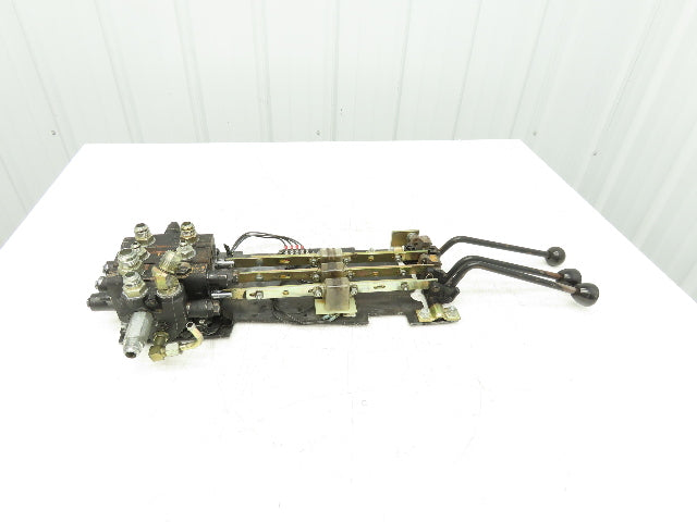 Yale Hydraulic 3-Spool 3 Lever Forklift Mast Control Valve Assembly Off ERC080