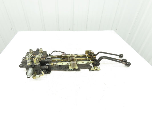 Yale Hydraulic 3-Spool 3 Lever Forklift Mast Control Valve Assembly Off ERC080