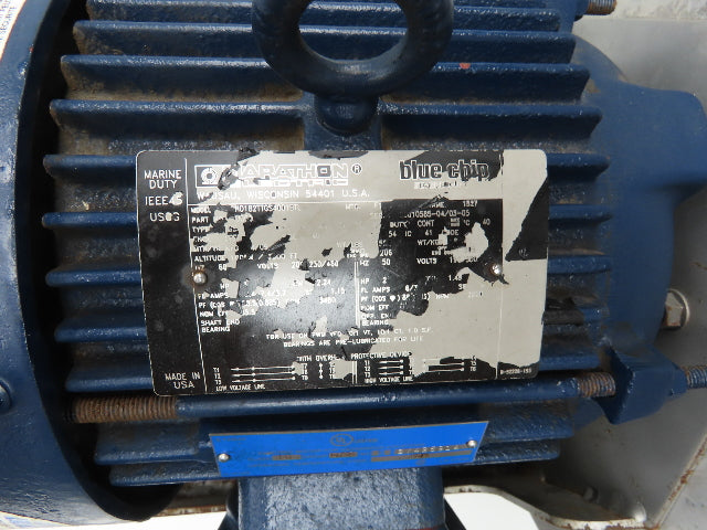 American Fan 15A High Pressure Blower 3Hp 3500 RPM 230/460V 3PH 6x8" Aluminum