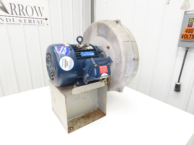American Fan 15A High Pressure Blower 3Hp 3500 RPM 230/460V 3PH 6x8" Aluminum