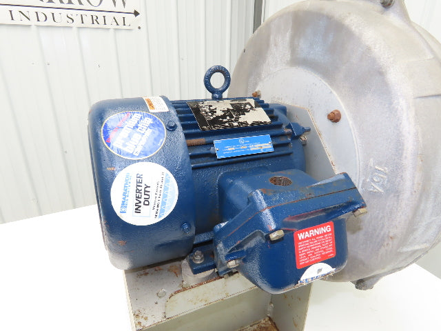 American Fan 15A High Pressure Blower 3Hp 3500 RPM 230/460V 3PH 6x8" Aluminum