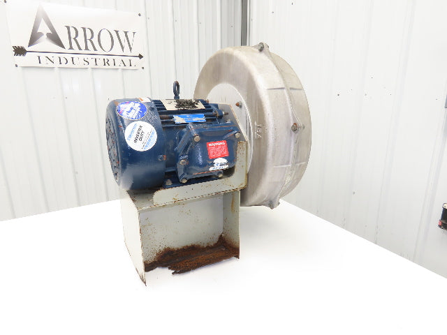 American Fan 15A High Pressure Blower 3Hp 3500 RPM 230/460V 3PH 6x8" Aluminum