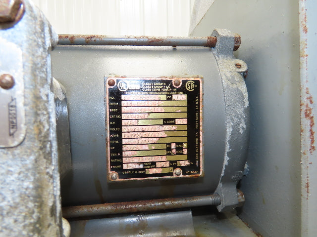 American Fan AF-15 High Pressure Blower 3Hp 3450 RPM 3PH 7x8" Backward Incline