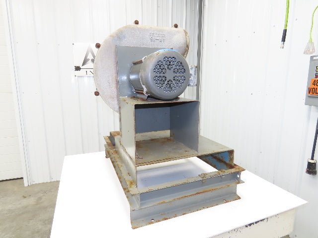 American Fan AF-15 High Pressure Blower 3Hp 3450 RPM 3PH 7x8" Backward Incline