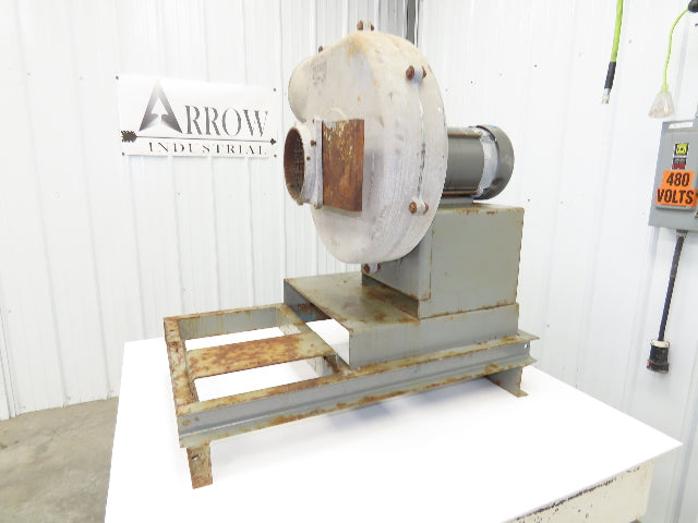 American Fan AF-15 High Pressure Blower 3Hp 3450 RPM 3PH 7x8" Backward Incline