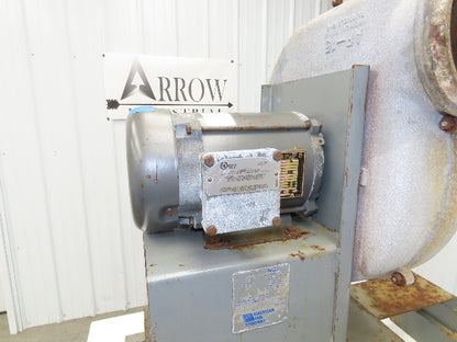American Fan AF-15 High Pressure Blower 3Hp 3450 RPM 3PH 7x8" Backward Incline