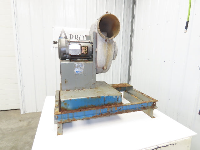 American Fan AF-15 High Pressure Blower 3Hp 3450 RPM 3PH 7x8" Backward Incline