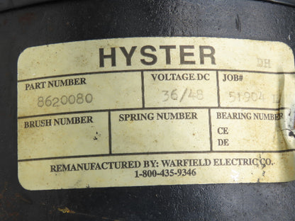 Yale 8620080 Forklift Hydraulic Haldex Pump & Motor 36/48VDC Off ERC080