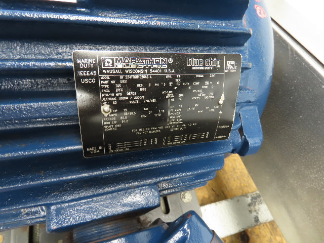 Gardner Denver Reitchle HB-901 Regenerative Blower w/Motor 540CFM 1770RPM