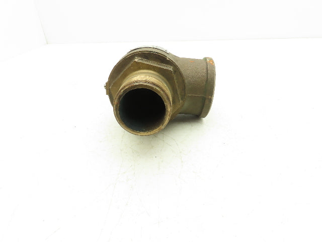 Kunkle  6010JH01-KM Pressure Relief Safety Valve 2" MNPT 2-1/2" FNPT Side Outlet