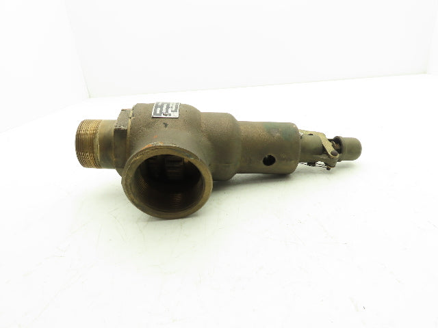 Kunkle  6010JH01-KM Pressure Relief Safety Valve 2" MNPT 2-1/2" FNPT Side Outlet