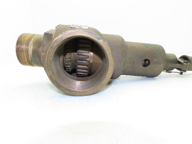 Kunkle  6010JH01-KM Pressure Relief Safety Valve 2" MNPT 2-1/2" FNPT Side Outlet