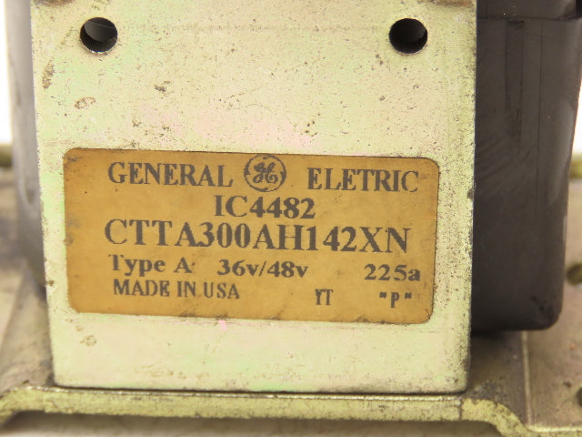 General Electric Yale Forklift Motor Contactor 26/48V Off ERC080HDN36SV084
