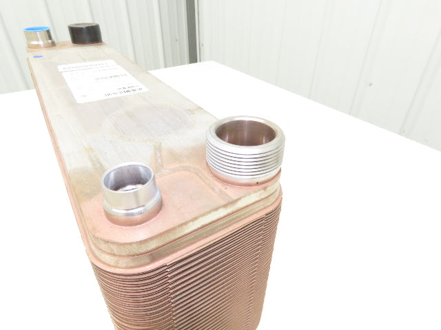GEA CH15B-XP-(1-1/2"MPT)NS Evaporator Flatplate Heat Exchanger 1-1/2" NPT 650PSI