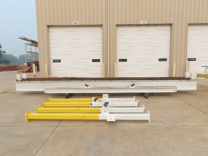 Harrington 3 Ton Top Running 4-Post Bridge Crane 16' Span 27' 4" Runway 12' 9"H