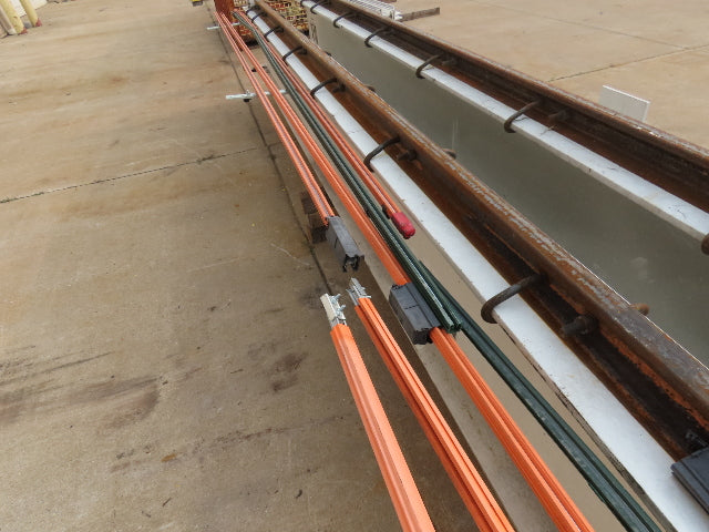 Harrington 3 Ton Top Running 4-Post Bridge Crane 16' Span 27' 4" Runway 12' 9"H