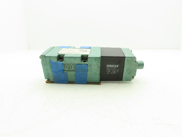 Numatics 554SA400K000030 Pneumatic Air Valve 5 port 4 Way Single 110V Coil