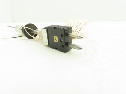 Barber Coleman A-10529-100-0-03 Thermocouple Probe w Plugin Connector 3-3/4" Rod