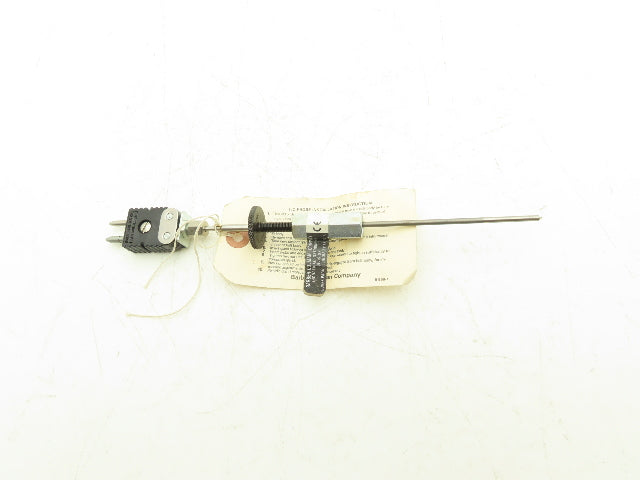 Barber Coleman A-10529-100-0-03 Thermocouple Probe w Plugin Connector 3-3/4" Rod