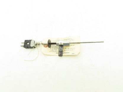 Barber Coleman A-10529-100-0-03 Thermocouple Probe w Plugin Connector 3-3/4" Rod