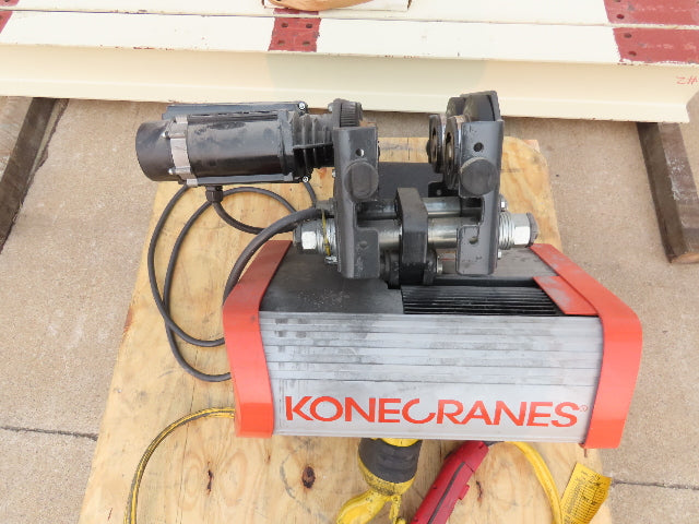 Kone Cranes 2 Ton Free Standing Bridge Crane 4'-7' Span 12' 9"HUB 2-Speed Hoist