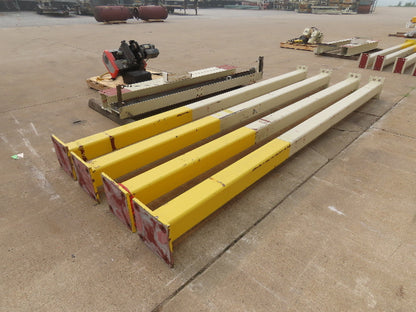 Kone Cranes 2 Ton Free Standing Bridge Crane 4'-7' Span 12' 9"HUB 2-Speed Hoist