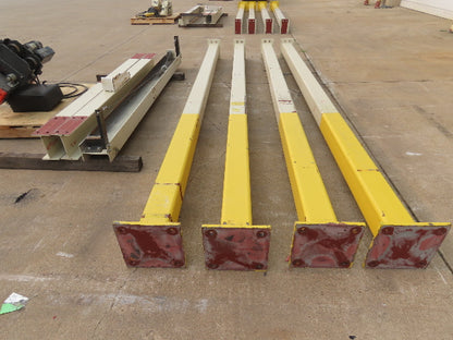 Kone Cranes 2 Ton Free Standing Bridge Crane 4'-7' Span 12' 9"HUB 2-Speed Hoist