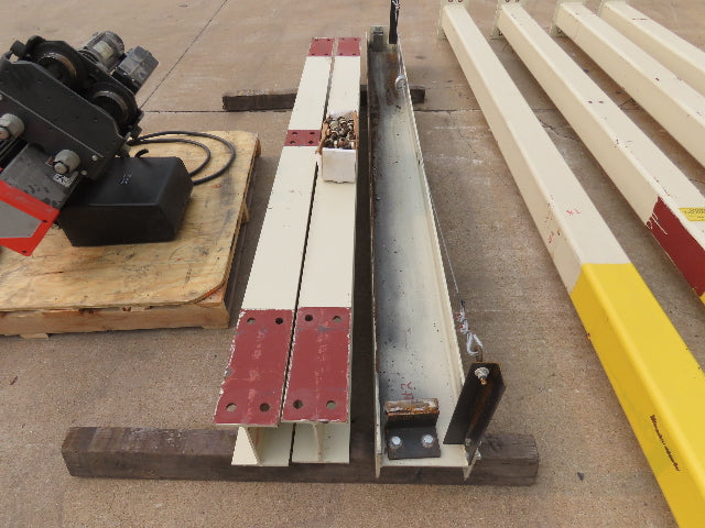 Kone Cranes 2 Ton Free Standing Bridge Crane 4'-7' Span 12' 9"HUB 2-Speed Hoist