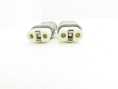 Temco EHD-101-102 Plug/Receptacle 2 Prong Female 25A 380VAC Lot of 2