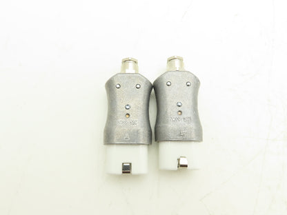 Temco EHD-101-102 Plug/Receptacle 2 Prong Female 25A 380VAC Lot of 2
