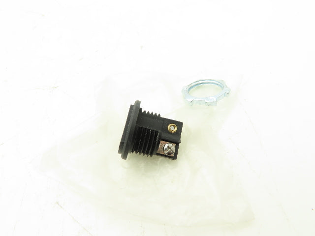 Omega RSJ-J-R Round Hole Pannel Jack 1-1/8" Bezel Screw Terminals Lot of 11